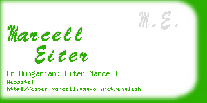 marcell eiter business card